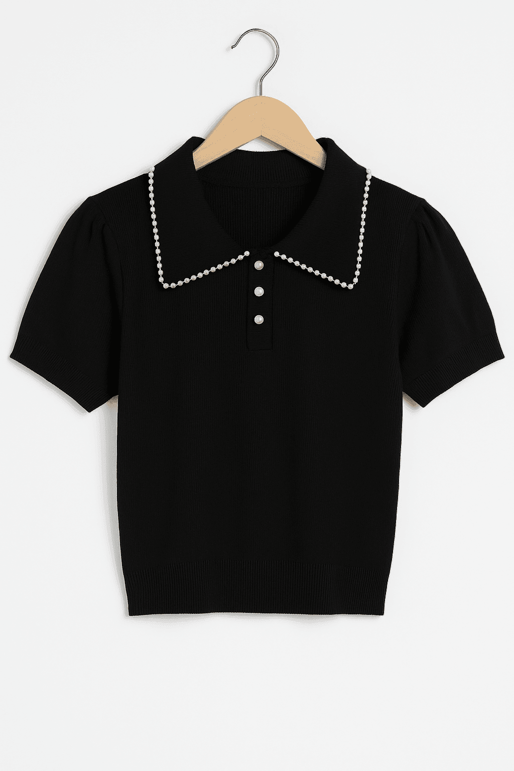 Luxe Pearl Collar Polo - KOREO