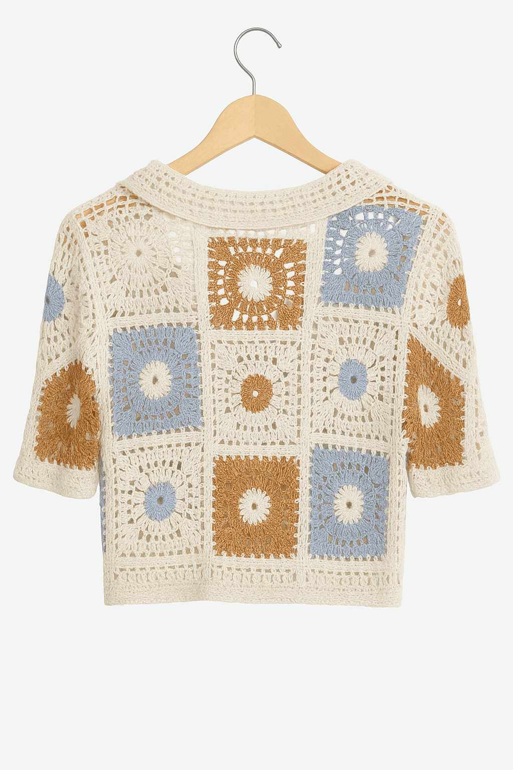 Vintage Bloom Crochet Top - KOREO